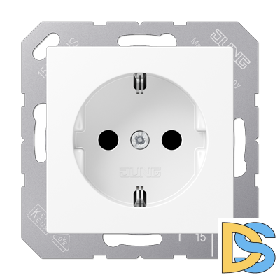 Розетка Schuko Jung EP1420WWM