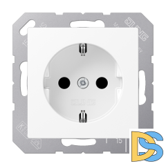 Розетка Schuko Jung EP1420WWM