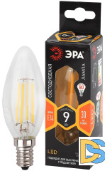 Лампа светодиодная Эра E14 9W 2700K F-LED B35-9w-827-E14 Б0046991