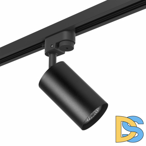 Трековый светильник Lightstar Track 1 black R1T437 (214437+592057)