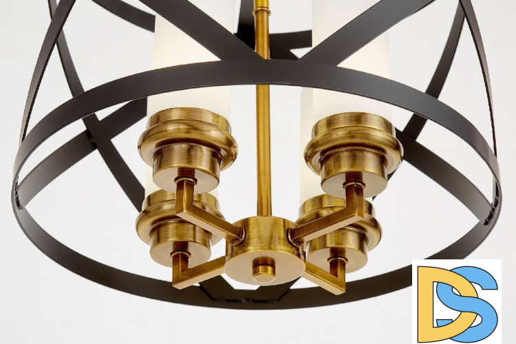 Потолочная люстра Lumina Deco Astila LDP 1242-4 BK+MD