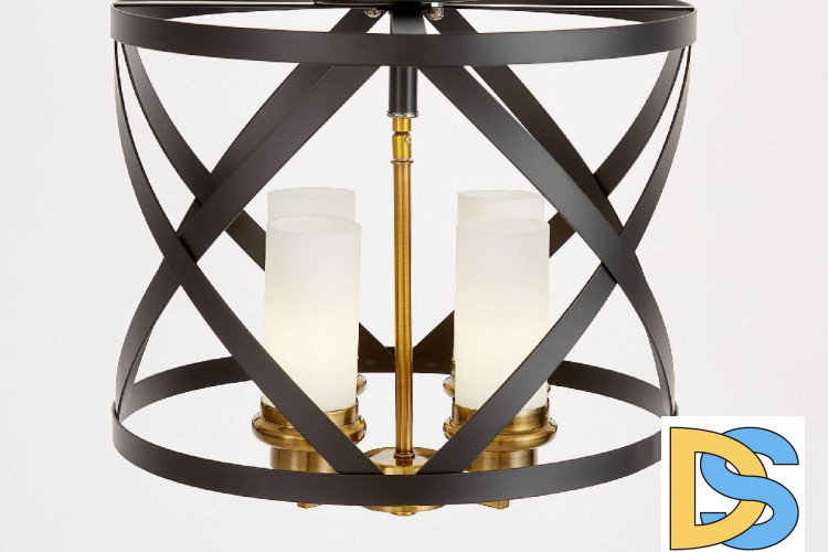 Потолочная люстра Lumina Deco Astila LDP 1242-4 BK+MD