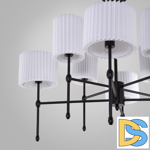 Люстра на штанге Eurosvet Notturno 60162/8 черный a065663