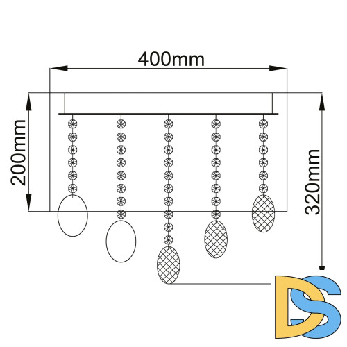 Потолочная люстра MW-Light Жаклин 465011305