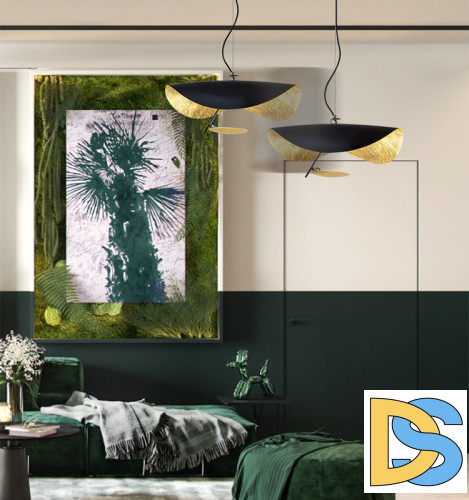 Подвесной светильник DeLight Collection 8821P/D400 black/gold