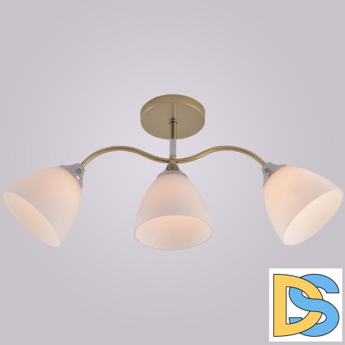 Люстра на штанге Reluce 01643-0.3-03 GOLD+CR