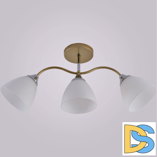 Люстра на штанге Reluce 01643-0.3-03 GOLD+CR