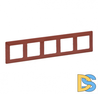 Рамка Legrand Valena Life 5 поста Терракота 754075