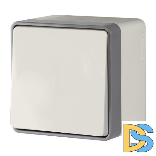 Выключатель одноклавишный влагозащищенный Werkel Gallant 4690389163937 W5010203 a051564