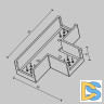 Коннектор питания Т-образный Maytoni Elasity TRA160CT-11B