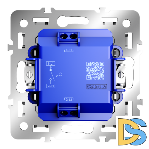 Механизм выключателя с самовозвратом одноклавишного 10А, S70