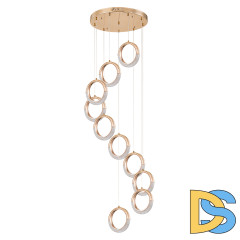 Каскадная люстра Arte Lamp Montana A7777SP-10GO