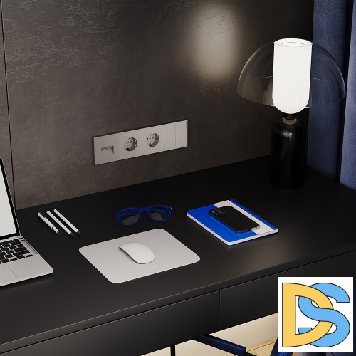 Рамка пластиковая VOLTUM S70 на 4 поста, (шелк)