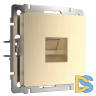 Розетка Ethernet RJ-45 Werkel шампань рифленый W1181010 4690389160608