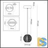 Подвесной светильник Odeon Light Crystal 5008/5LA