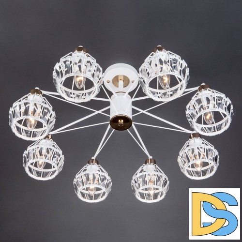 Потолочная люстра Eurosvet Lord 70075/8 белый