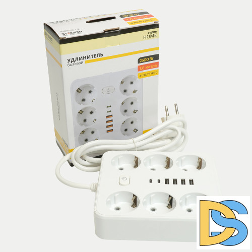 Удлинитель Stekker Home plus HM09-66-02 49975