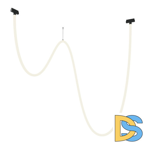 Трековый подвесной светильник Maytoni Tau TR101-2-100W4K-B