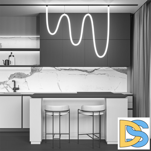 Трековый подвесной светильник Maytoni Tau TR101-2-100W4K-B