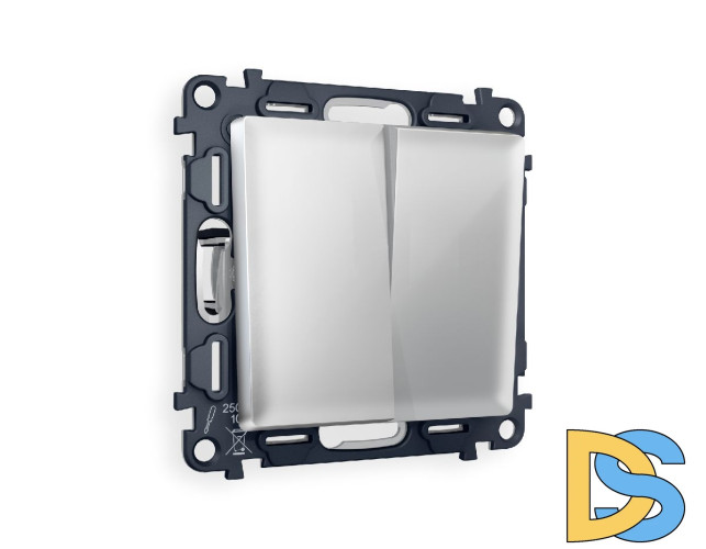 Комплект механизма 2-кл выключателя Ambrella Volt Alfa MA403010