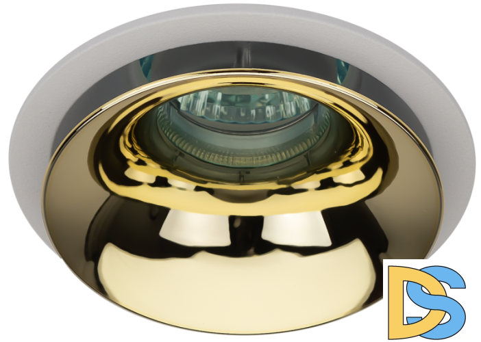 Встраиваемый светильник Эра KL103 WH/GD Б0056351