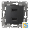 Розетка USB Эра 12-4110-05 Б0027495