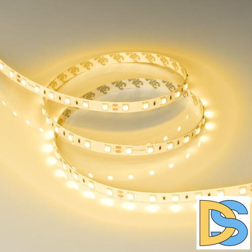 Светодиодная лента Arlight RT-B60-10mm 24V Yellow (14.4 W/m, IP20, 5060, 5m) (Arlight, 14.4 Вт/м, IP20) 008816(2)