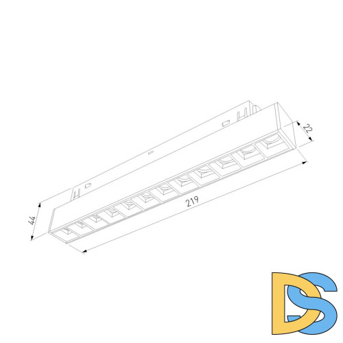 Трековый светильник Elektrostandard Slim Magnetic 4690389178917
