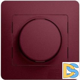 Диммер поворотно-нажимной, 600Вт универсальный, Баклажановый, серия Glossa, Schneider Electric