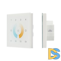 Сенсорная панель Arlight DALI-901-11-4G-4SC-MIX-DT8-IN White BUS/230V 037198