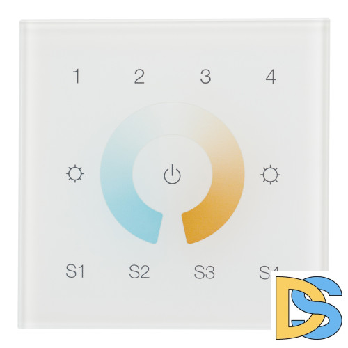 Сенсорная панель Arlight DALI-901-11-4G-4SC-MIX-DT8-IN White BUS/230V 037198