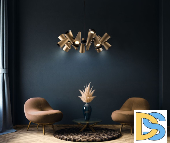 Подвесная люстра Maytoni Giro MOD095PL-14BS