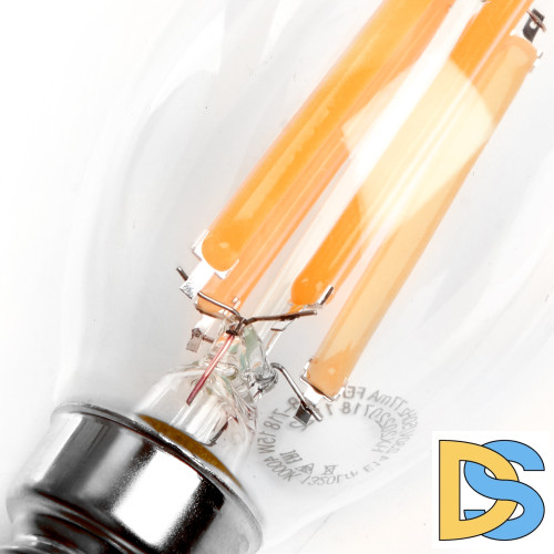 Лампа светодиодная Feron LB-718 Свеча на ветру E14 15W 6400K 38264