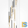 Каскадная люстра Maytoni Bubble dream MOD383PL-L40BBS3K