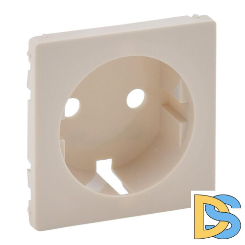 Лицевая панель Legrand Valena Life розетки с/з слоновая кость 755201