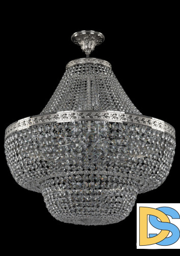 Люстра на штанге Bohemia Ivele Crystal 19101/H1/70IV Ni
