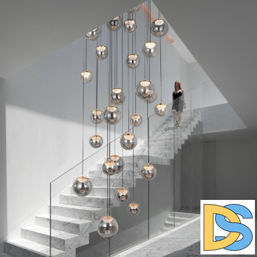 Каскадная люстра Modelux ML.2338.25 BK