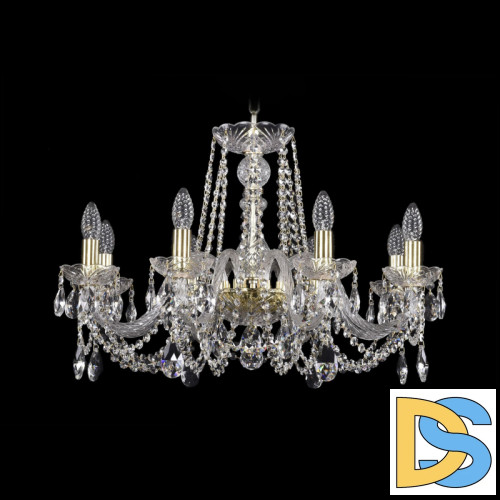 Подвесная люстра Bohemia Ivele Crystal 1402/8/240 G