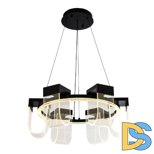 Подвесная люстра LED4U L7707-600 BK