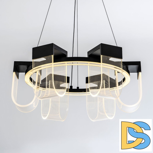 Подвесная люстра LED4U L7707-600 BK