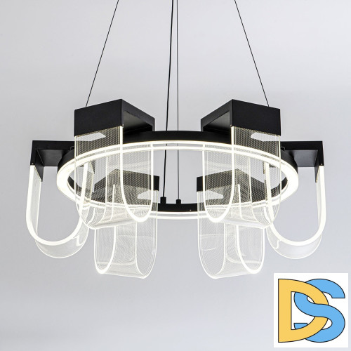 Подвесная люстра LED4U L7707-600 BK