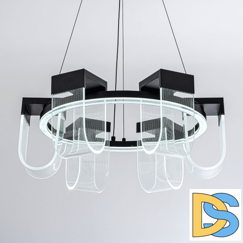 Подвесная люстра LED4U L7707-600 BK