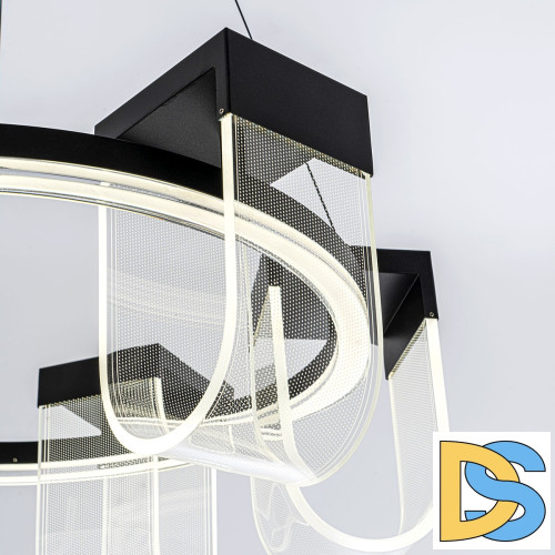 Подвесная люстра LED4U L7707-600 BK