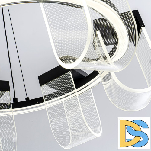 Подвесная люстра LED4U L7707-600 BK