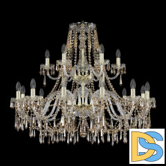 Подвесная люстра Bohemia Ivele Crystal 1403/12+6/360/2d G R721