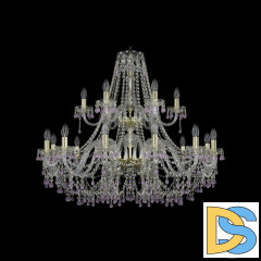 Подвесная люстра Bohemia Ivele Crystal 1410/12+6/360/2d G V7010