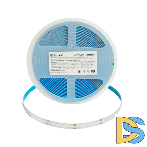 Светодиодная лента Feron LS531 24В 14Вт/м RGB 5м IP20 48946