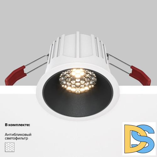 Встраиваемый светильник Maytoni Technical Alfa LED DL043-01-15W3K-RD-WB