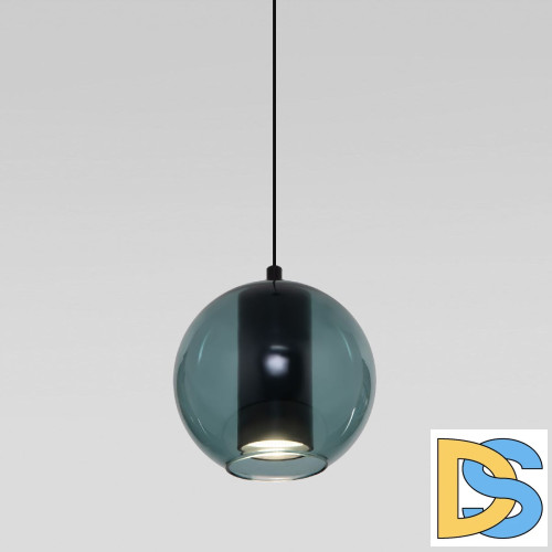 Подвесной светильник Eurosvet Cobble 50258/1 LED бирюзовый a064551