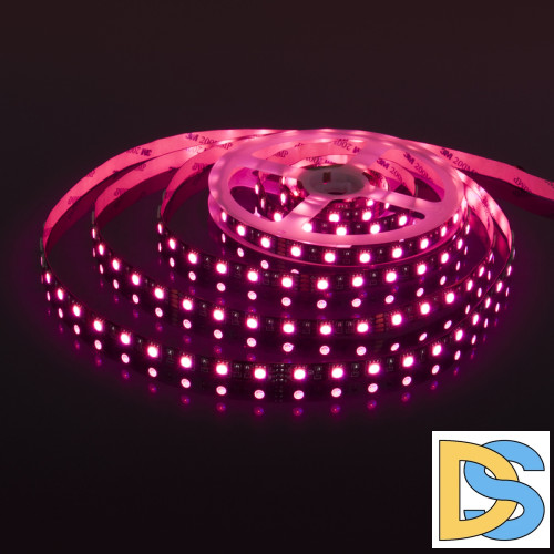 Светодиодная лента Elektrostandard 24V 14,4W 60Led 5050 IP20 RGB, Black, 5м 4690389172137